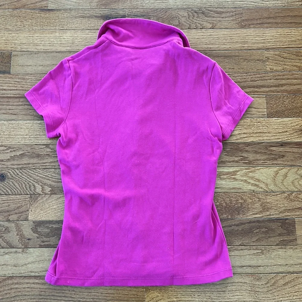 New York & Company short sleeve have zipper top Size small - Picture 5 of 5